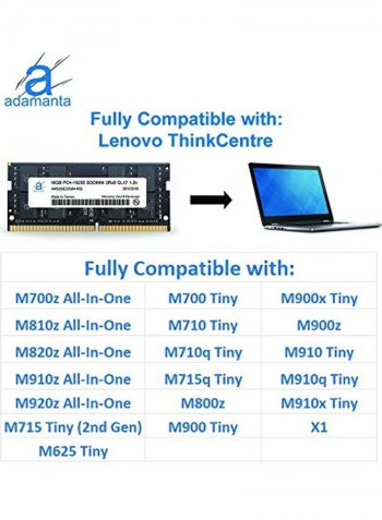 16 Gb Laptop Memory Module 16GB Multicolour