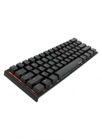 One 2 Mini Seamless Double Shot RGB LED Keyboard Black