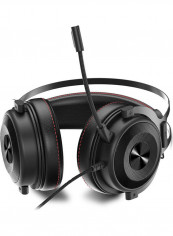 Ajazz The one Over-Ear E-sport Gaming Stereo Headset 7.1 Sound for PUBG 53mm Drive with PU Leather Soft Ear Pad Multifunction On-cord ControlFor PS4/PS5/XOne/XSeries/NSwitch/PC multicolour