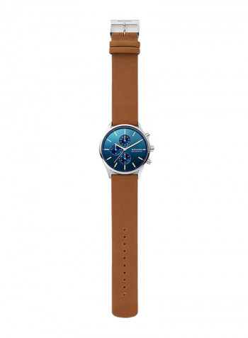 Men's Holst Water Resistance Leather Chronograph Watch SKW6732
