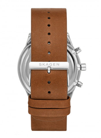 Men's Holst Water Resistance Leather Chronograph Watch SKW6732