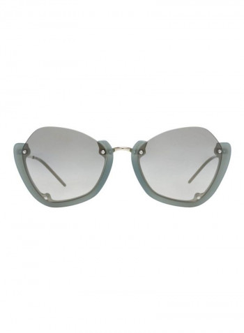 Women's Asymmetrical Sunglasses - Lens Size: 55 mm