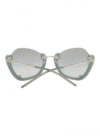 Women's Asymmetrical Sunglasses - Lens Size: 55 mm