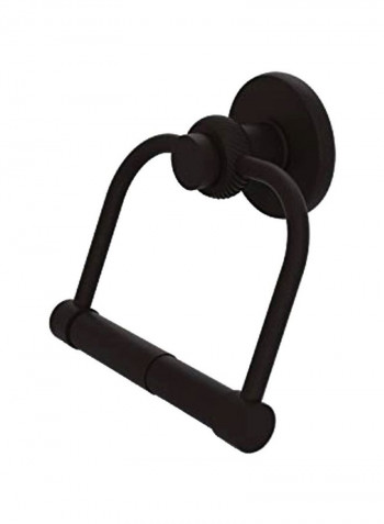 Mercury Collection Twisted Accents Toilet Paper Holder Black 6x6x5inch