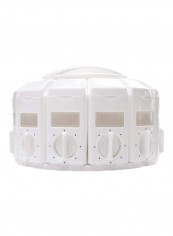12-Piece Select-A-Spice Auto-Measure Spice Canister Set White/Clear 9x8.75x4inch reviews 12-Piece Select-A-Spice Auto-Measure Spice Canister Set White/Clear 9x8.75x4inch