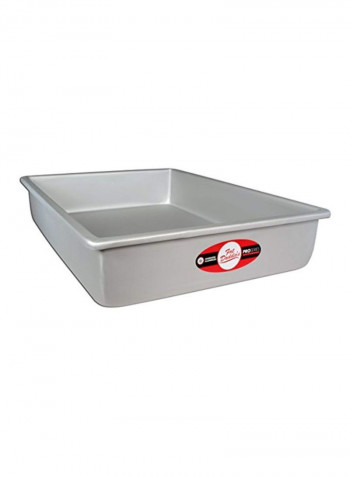 Anodized Cake Pan Silver 12x18x3inch