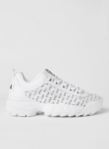 Disruptor II Clear Logos Sneakers White