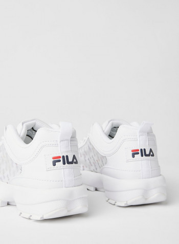 Disruptor II Clear Logos Sneakers White