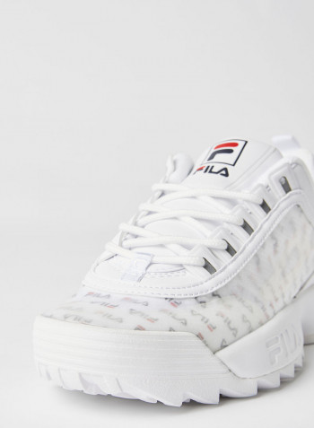Disruptor II Clear Logos Sneakers White
