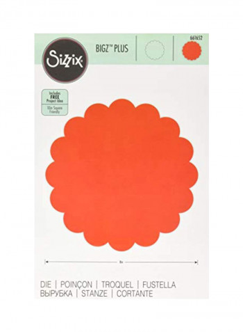 Bigz Plus-Scallop Dies Orange