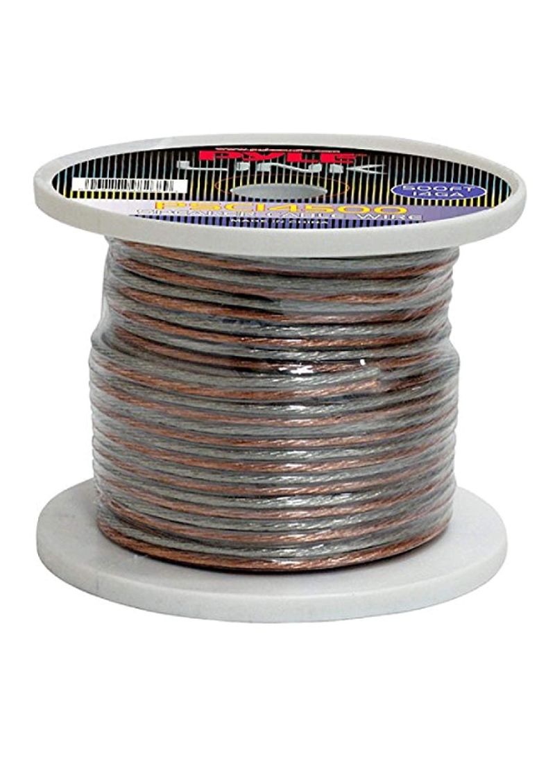 14-Gauge Speaker Wire 500feet Silver/Brown