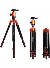 Magnesium-Aluminum Alloy Live Camera Tripod Stand Black/Orange