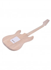 Basswood Body Maple Wood Neck Rosewood Fingerboard DIY Electric Guitar Making Kit