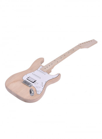 Basswood Body Maple Wood Neck Rosewood Fingerboard DIY Electric Guitar Making Kit