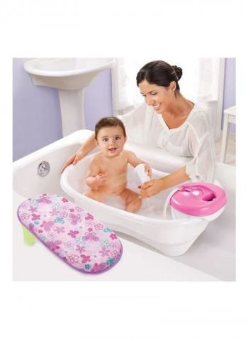 2-Piece Bathtub And Potty Seat Combo Set - White/Pink/Blue