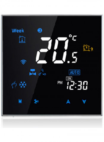 Wifi Voice Intelligent Room Thermostat Black