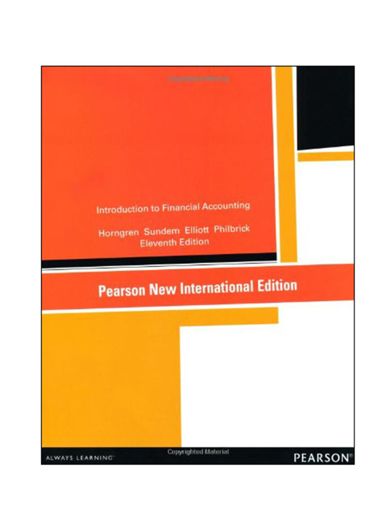 Introduction To FinancialAccountIng:Pearson New Internation Paperback