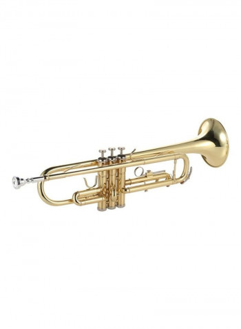 B Flat Brass Trumpet With Mouthpiece Valve Oil Gloves Strap Case