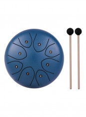 8-Tone Steel Tongue Drum With 2 Mallets