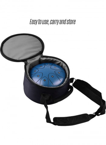 8-Tone Steel Tongue Drum With 2 Mallets