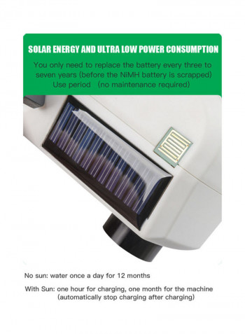 98ft DIY Drips Irrigation Kit with Solar Powered Green 30.00 x 20.00 x 20.00cm