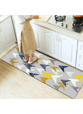 Bedroom Rug Modern Geometric Pattern Washable Living Room Carpet Yellow 120*160(W*L)cmcm