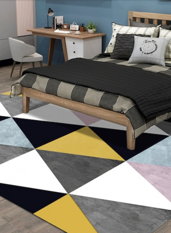 Eurostyle Modern Geometry Home Soft Environment Friendly Bedroom Antiskidding Carpet multicolour 80*180 (W*L)cmcm