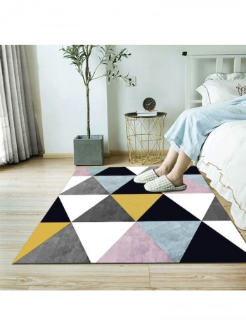 Eurostyle Modern Geometry Home Soft Environment Friendly Bedroom Antiskidding Carpet multicolour 80*180 (W*L)cmcm