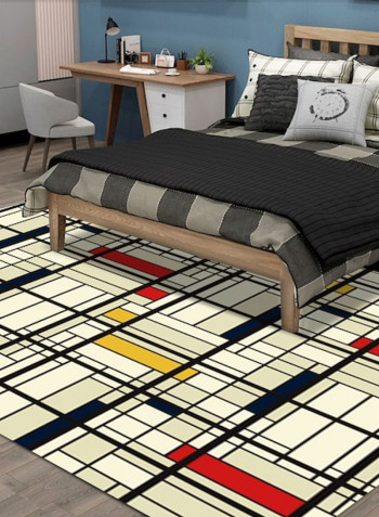 Home Rug Modern Eurostyle Simple Striped Living Room Bedroom Footcloth multicolour 120*160(W*L)cmcm