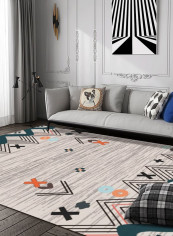 Modern Creative Print Vintage Home Living Room Bedroom Kitchen Carpet multicolour 80*180 (W*L)cmcm
