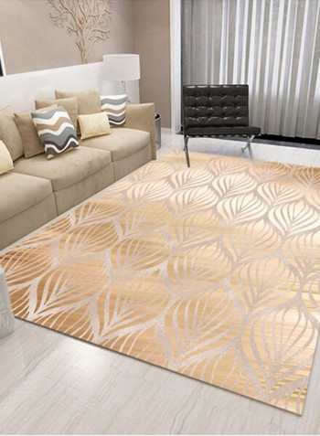 European Luxurious Stain-Resistant Living Room Sofa Ground Mat Gold 80*180 (W*L)cmcm