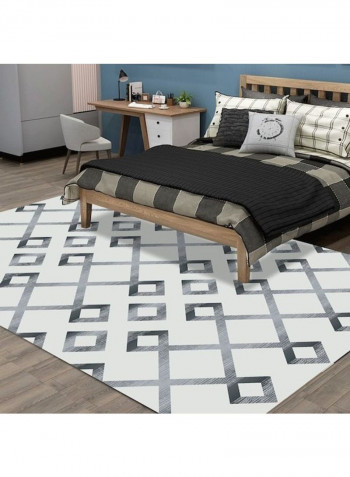 Living Room Carpet Geometric Pattern Modern Simple Rug Grey 120*160(W*L)cmcm