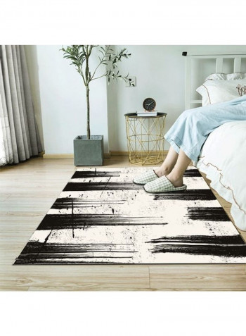 Home Rug Modern Eurostyle Abstract Antiskidding Living Room Bedroom Carpet Black 80*180 (W*L)cmcm