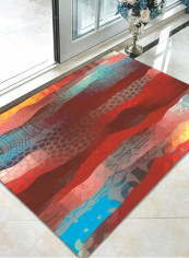 Bedroom Carpet Colorful Pattern Non-Skid Durable Home Use Thickening Rug multicolour 120*160(W*L)cmcm