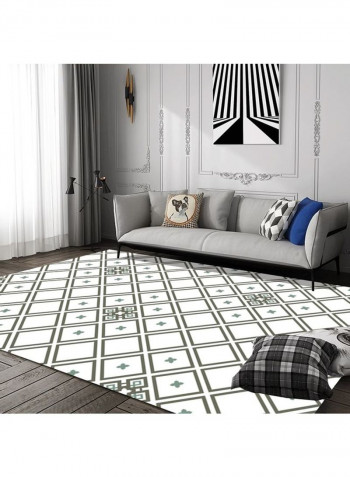 Modern Style Carpet Simple Pattern Home Use Non-Skid Durable Rug White 120*160(W*L)cmcm