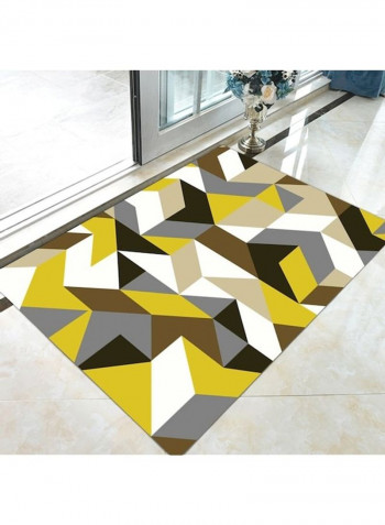 Geometric Pattern Printed Rug Multicolour 120x160cm
