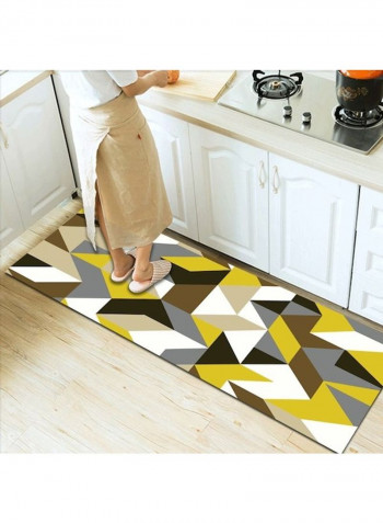 Geometric Pattern Printed Rug Multicolour 120x160cm