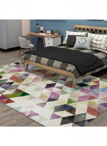 Colourblock Living Room Rug Multicolour 120x160cm