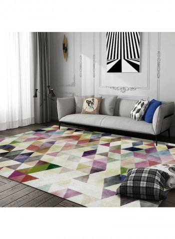 Colourblock Living Room Rug Multicolour 120x160cm