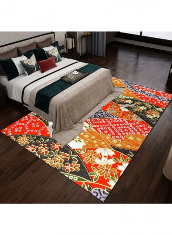 Printed Anti-Slip Home Rug Multicolour 120x160cm