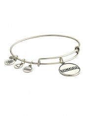 Connecticut Logo Expandable Rafaelian Silver Charm Bracelet