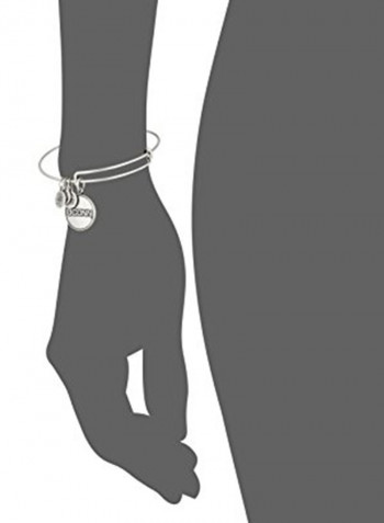 Connecticut Logo Expandable Rafaelian Silver Charm Bracelet