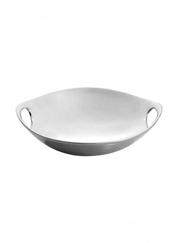 Handled Bowl Silver 10x10x6inch