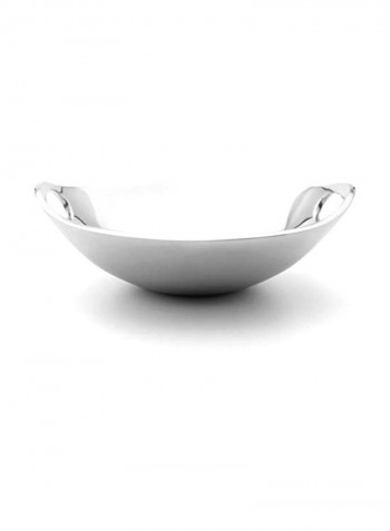 Handled Bowl Silver 10x10x6inch