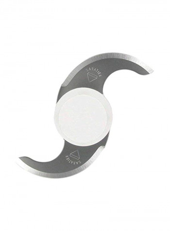 Robot Coupe Replacement Blade White/Grey 5.6x8x3.9inch