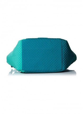 Zippered Crossbody Bag Blue