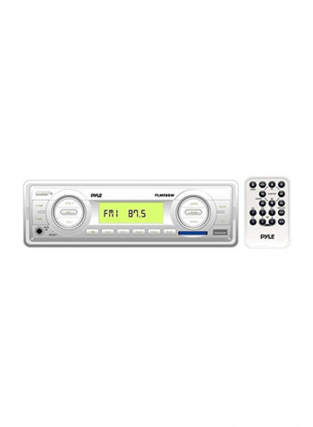Marine Stereo Headunit Receiver PLMR88W White