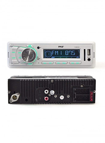 Marine Stereo Headunit Receiver PLMR88W White