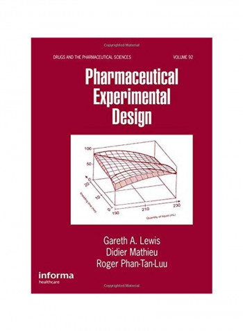 Pharmaceutical Experimental Design (Volume 92) Hardcover