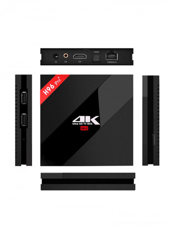 H96 Pro+ 4K Smart TV Box V305 Black